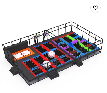 Trampolin mit Käfig