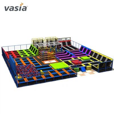 Kindertrampolin mit Schaumstoffgrube