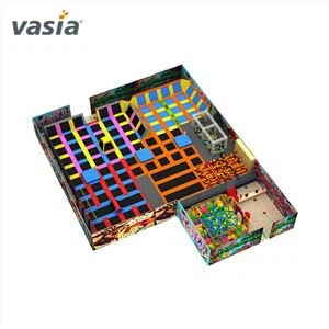 Ninja-Krieger-Trampolinpark